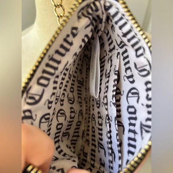 Juicy Couture Black Clutch with Gold Chain - Picture 5 of 5